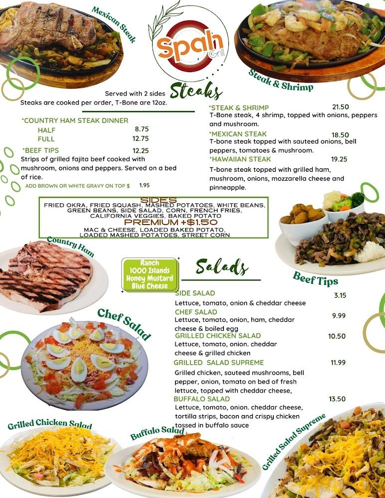 Spah Grill Searcy Menu image 1
