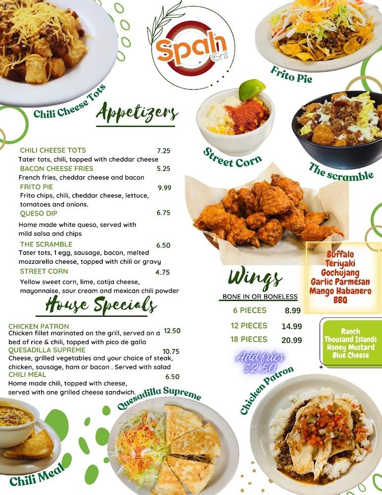 Spah Grill Searcy Menu image 2