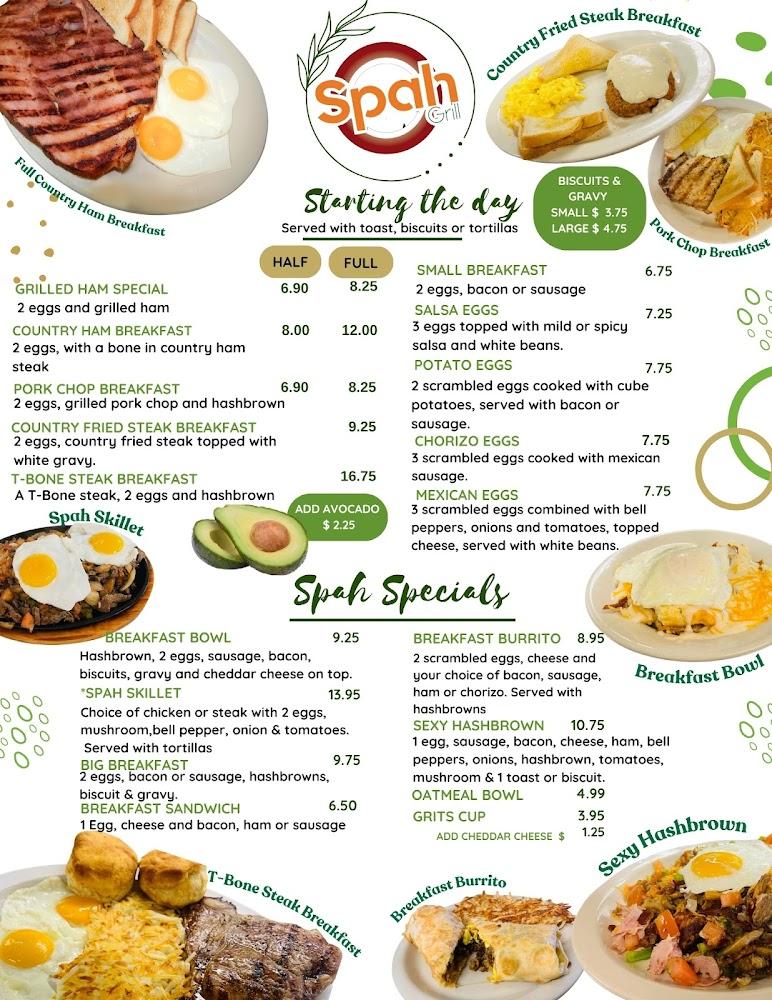 Spah Grill Searcy Menu image 3
