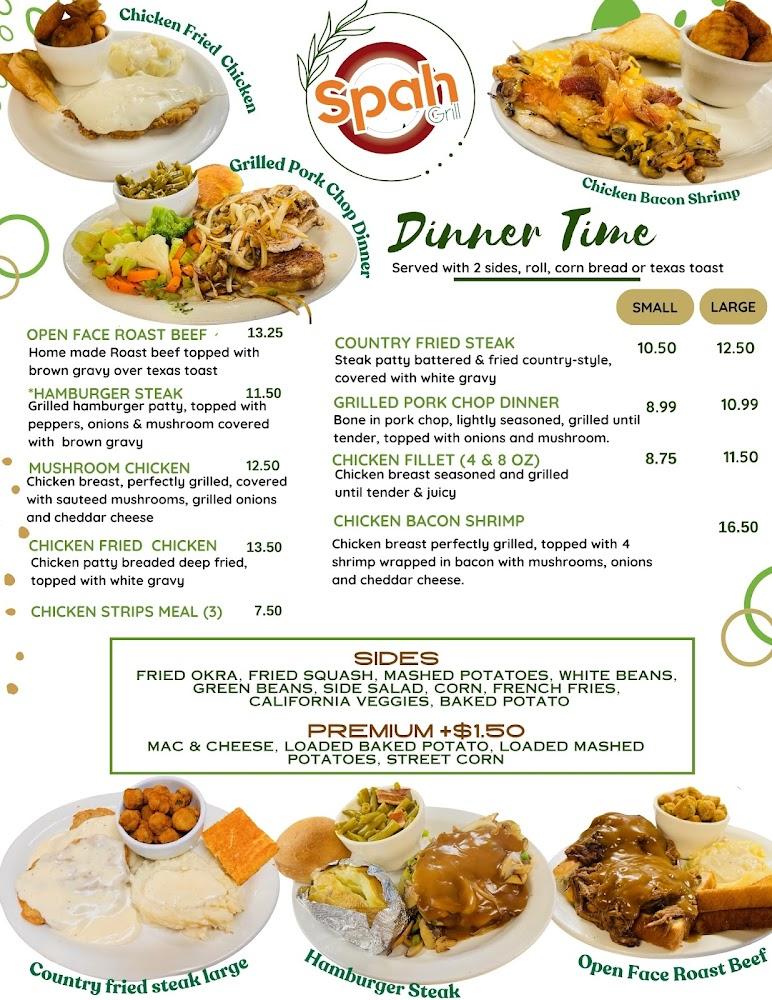 Spah Grill Searcy Menu image 4